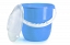 Bucket "Practic plus" 12 L , blue lagoon